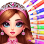 icon Princess Girl Coloring Games (Prenses Kız Boyama Oyunları)