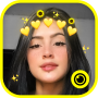 icon Filter for snapchat(Edin snapchat için Filtre - İnanılmaz Snap Kamera
)