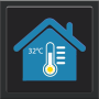 icon Thermometer Room Temperature(Termometre Oda Sıcaklığı (İç ve Dış Mekan)
)