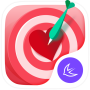 icon Valentine Red Heart Theme(Sevgililer kırmızı kalp teması)