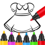 icon Coloring and Drawing For Girls (Kızlar İçin Boyama ve Çizim)