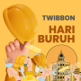 icon Twibbon Hari Buruh (DAY NAKİT İŞÇİ GÜNÜ)