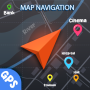 icon Map Navigation(Canlı Dünya Haritası: Sokak 3D'yi Görüntüleyin)