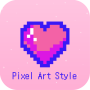 icon Pixel Art Style(Piksel Sanat Tarzı Tema
)