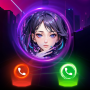 icon Call Screen Theme: Color Phone(Arama Ekranı Teması: Renkli Telefon)
