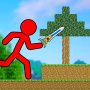 icon Red Stickman(Kırmızı Çöp Adam Parkour Fighter)