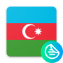 icon Azerbaijan Stickers (Azerbaycan Çıkartmaları)
