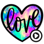 icon Stickers Hearts(Hearts çıkartmaları WASticker)