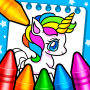 icon Rainbow Drawing(Gökkuşağı Parıltılı Çizim Kitabı)