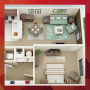 icon Best 3D Home Plans Minimalist(100 İyi 3D Ev Planları Minimalist
)