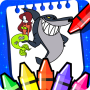 icon Zig and Sharko coloring game (Zig ve Sharko boyama oyunu)