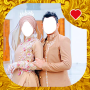 icon Modern Muslim Wedding Couple(Modern Müslüman Düğün Çift Fotoğraf Suit
)