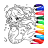 icon Mermaids Coloring(Mermaid Coloring :Denizkızı oyunları) 2.1101