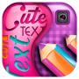 icon Cute Text on Pictures App(Resimler App Sevimli Metin)