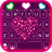 icon Sparkle Neon Heart(Sparkle Neon Kalp Klavye Arkaplan
) 1.0
