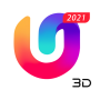 icon U Launcher 3D(U Başlatıcı 3D:3d temalar)