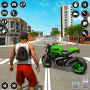 icon City Gangster Crime Bike Games (Şehir Gangster Suç Bisikleti Oyunlarına Katılın)