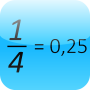 icon Fraction to Decimal(Ondalık Kesir)