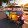 icon Tuk Tuk Rickshaw New()