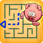 icon Piggy Maze Runner(Labirent oyunu - Çocuk bulmaca oyunları)