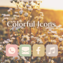 icon Colorful Icons Theme +HOME (Renkli Simgeler Tema + ANA
)