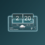 icon 3D flip clock & weather widget pack 4(3D Flip Saat Tema Paketi 04)