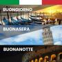 icon Buongiorno, Pomeriggio, Sera, Notte(Günaydın akşam gece görüntüleri)