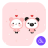 icon Lovely Panda Theme(Sevimli Panda Bebek teması ve HD duvar kağıtları) 588.0.1001