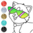 icon Cute Cats Coloring Glitter(Sevimli Kedicik Boyama Parıltılı) 9