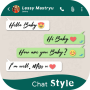 icon Chat Style - Fonts & Keyboard (Sohbet Stili - WhatsApp için Yazı Tipleri ve Klavye)