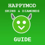 icon Guide for HappyMod Skins and Diamonds(Kılavuzu Kaplamalar ve Elmaslar
)