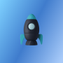 icon Rocket cleaner(Temizleyici Roket - Temiz Depolama
)