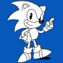 icon Draw Sonic(Kirpi Soni nasıl çizilir
)