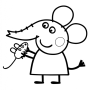 icon Draw Peppa Pig(Peppo Piglet nasıl çizilir
)