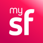 icon mySF. For everything smartfren (mySF. Her şey için smartfren)