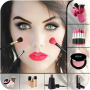 icon Makeup Photo Grid Beauty Salon-fashion Style (Makyaj Fotoğraf Izgarası Güzellik Salonu-moda Stili
)