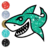 icon Baby Shark Coloring book glitter(Bebek Köpekbalığı Parıltılı Boyama) 5.0