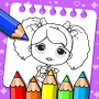icon Princess Coloring And Drawing Book(Bebek Boyama Kitabı Çocuk Oyunları)