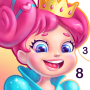 icon Princess Color(Prenses Sayılarla Boyama)