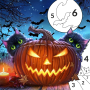 icon Halloween Coloring Book(Halloween Boyama Kitabı Oyunu
)