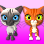 icon Talking 3 Friends Cats and Bunny(Konuşan 3 Arkadaş Kediler ve Bunny)