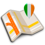 icon Map of Ireland offline(İrlanda çevrimdışı haritası)