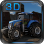 icon Farm Tractor Driver 3D Parking(Çiftlik traktör sürücüsü 3d park)