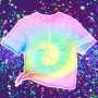 icon Unicorn Tie Dye(Tie Dye - Tek Boynuzlu At Elbisesi)