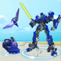 icon Flying Train Robot Transform(Flying Train Robot Game)