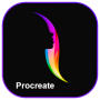 icon Procreate X3(çizimi Procreate Pocket App 2021
)