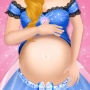 icon princessbabyshower(Prenses ilk ağlayan bebek kız duş
)