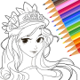 icon Princess Coloring(Prenses Boyama:Çizim Oyunu)