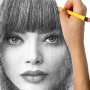 icon How to draw a Face(Bir Yüz Nasıl Çizilir)