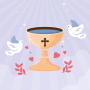 icon Communion, Baptism(Invitation Baptism, Communion)